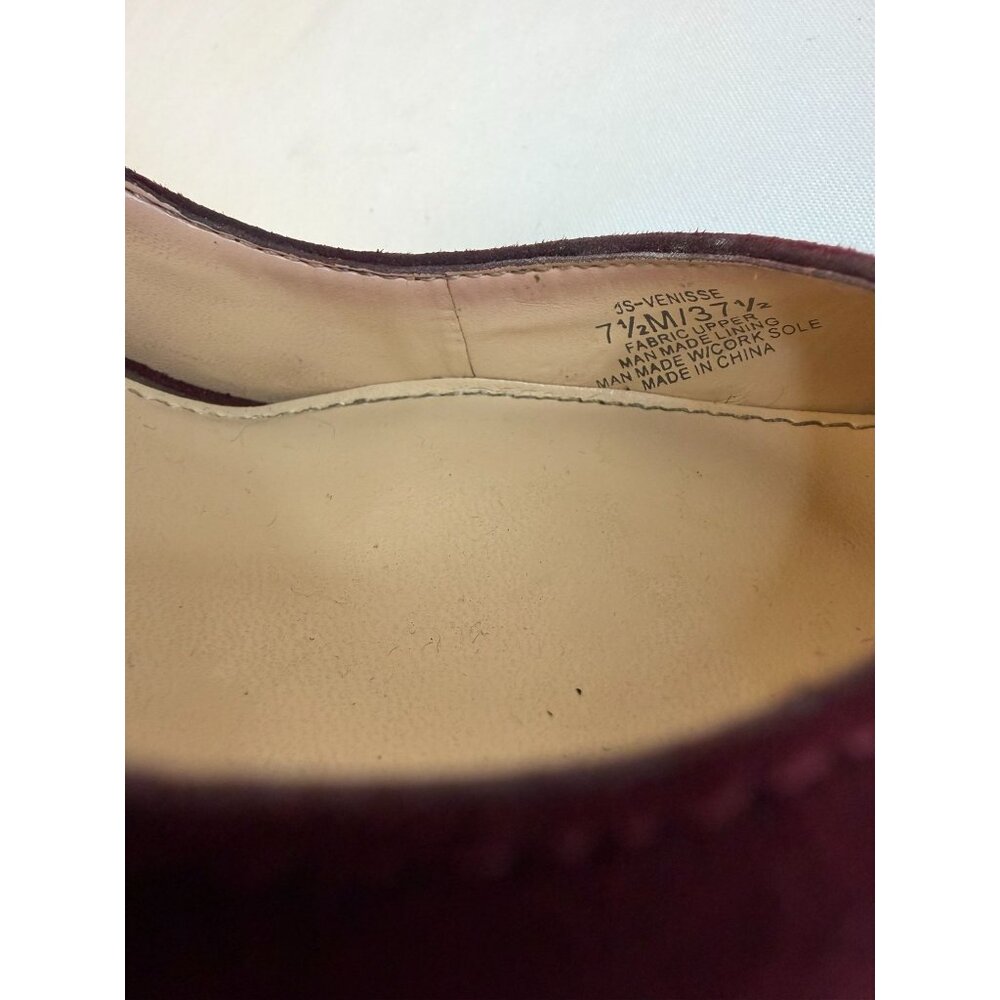 Jessica Simpson Venisse Womens Size 7.5M Burgundy Suede Platform Stiletto Heels - Picture 9 of 16